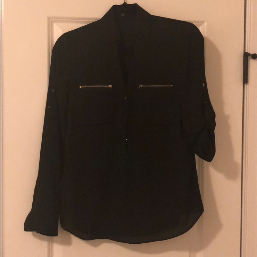 Express black portofino dress shirt. Size S.